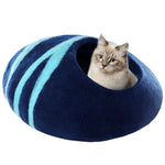  Lit Cocoon pour Chat - Bleu Foncé