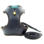 Cat Bell Walk Harness - Black Sets / S - cat harness leash