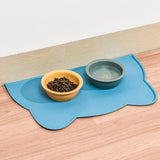 Cat Bowl Mat - Blue - Cat Bowls