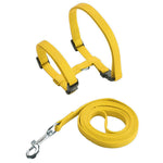 Cat Harness with Neck Buckle - Yellow - cat harness leash