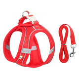 Cat Walking Harness - Red / XXS - cat harness leash