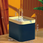 Cat Water Drinking Fountain - Navy blue - Cat water fountain