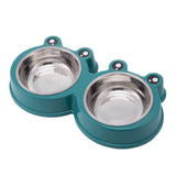 Frog Cat Bowl - Dark green - Cat Bowls