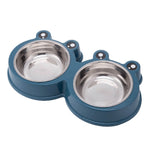 Frog Cat Bowl - Blue - Cat Bowls