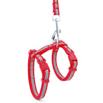 Reflective Cat Walk Harness - Red Reflective / M