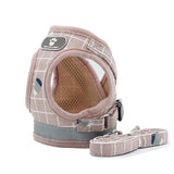 Secure Cat Harness - Pink Plaid / XS