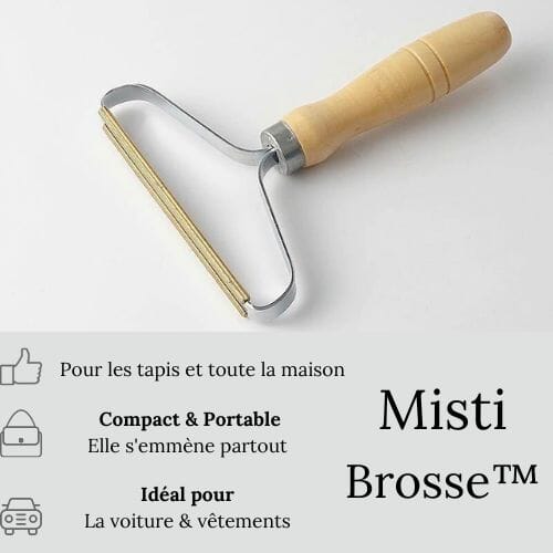 Misti-Brosse™️ Die einzige Bürste, die gründlich reinigt | Katze | Haare | Plüsch | Pilling