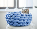  Crochet Chat ed - Bleu / 30cm / Etats-Unis