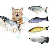 Jouet poisson électrique pour chat