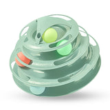 Interactive Tower Cat Toy - Light Green - Cat Toys