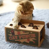 Boite de jeu carton pour chat