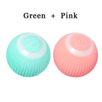 Rolling Cat Toy - Green and Pink - Cat Toys