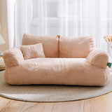  Canapé-lit doux pour chat - Beige