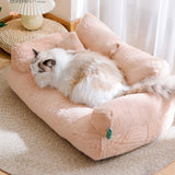 Canapé-lit doux pour chat