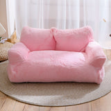  Canapé-lit doux pour chat - Rose